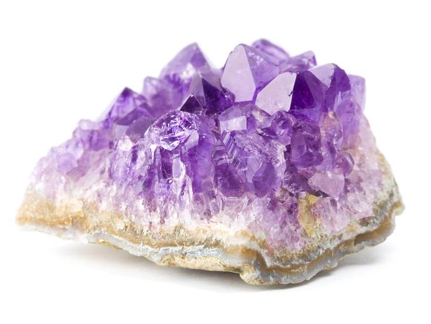 Amethyst Gem Matrix Specimen at Gemology Center in Quezon City, Philippines