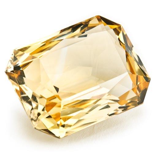 Citrine gemstone from Gemcamp Lab's gemologist research specimens